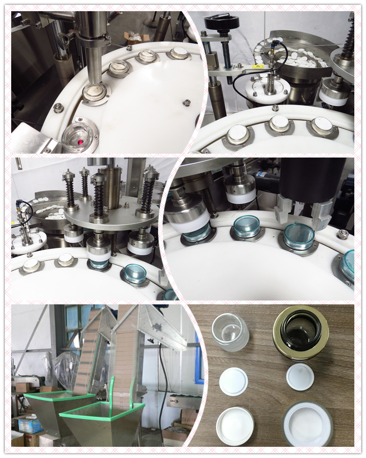 Automatic Cream Filling And Capping Machine process