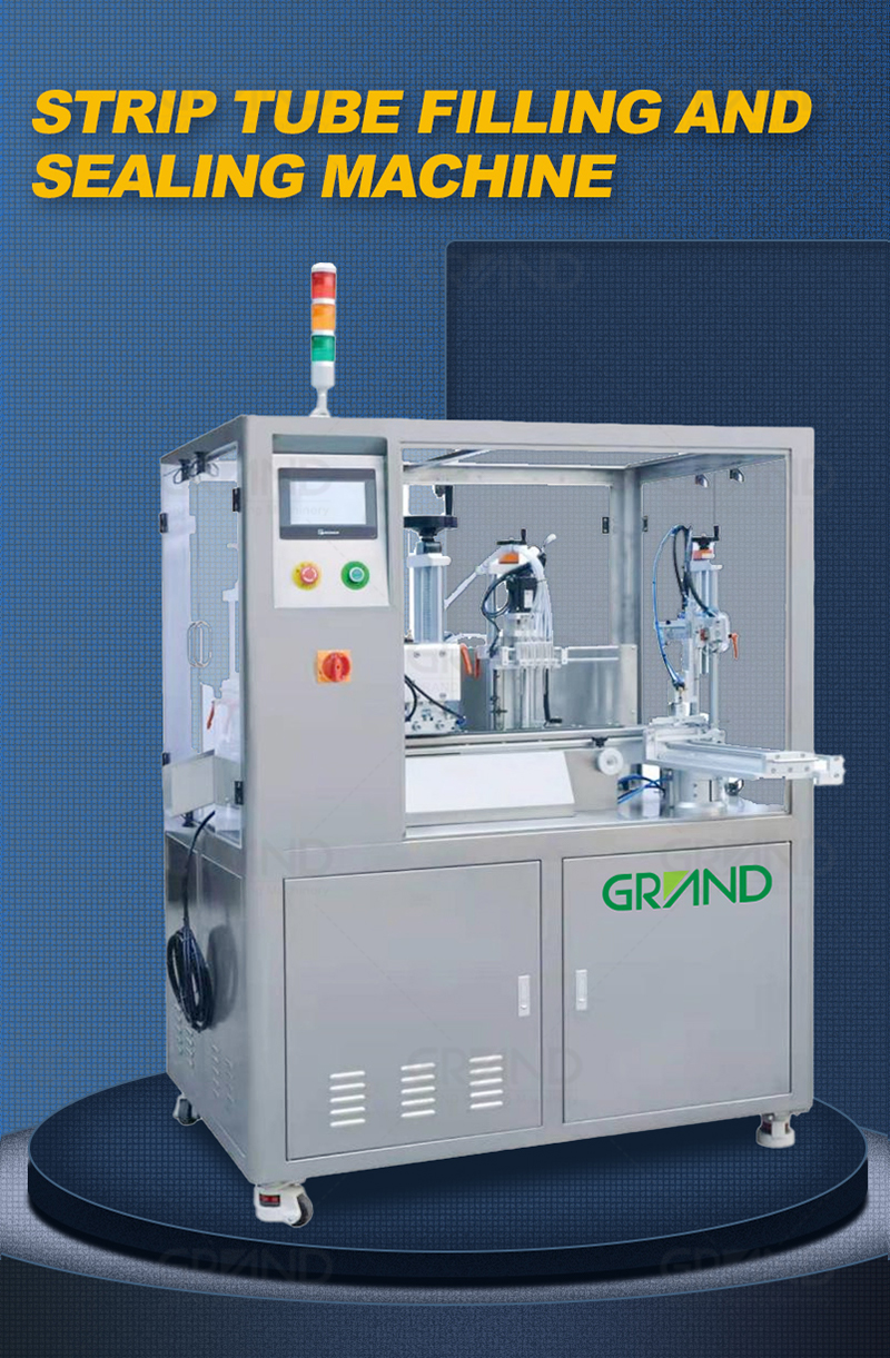 automatic strip tube filling and sealing machine