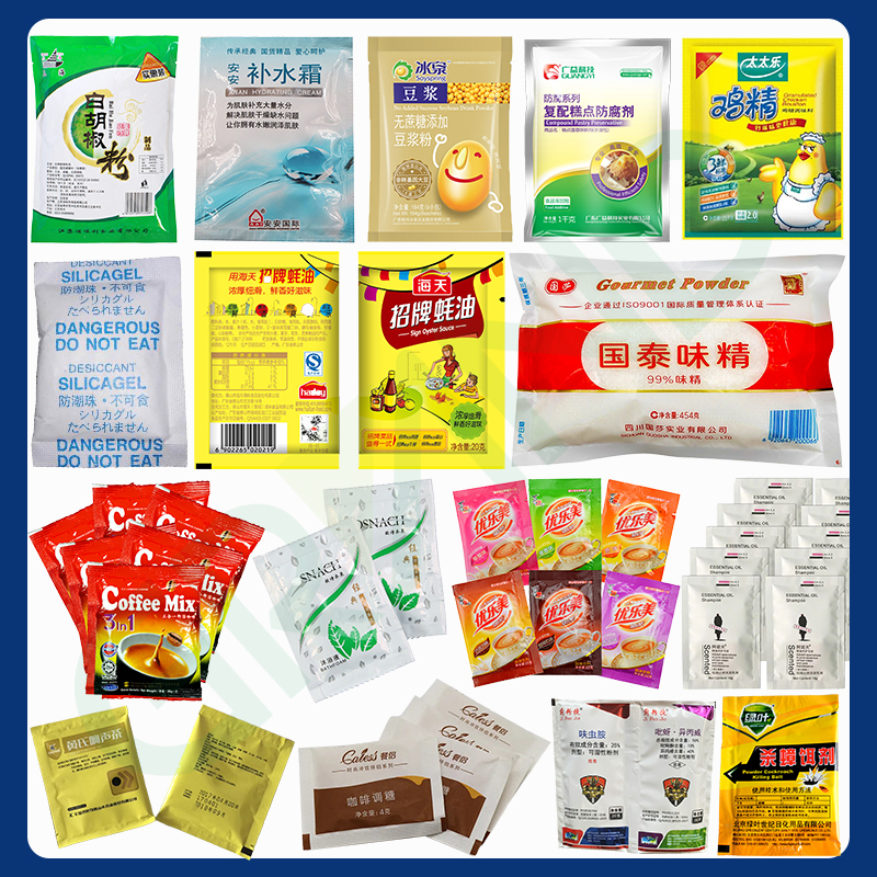 Pouch Giving/Roll Film Make Pouch Zipper & Special-shaped Doypack / Sachet Packing Machine 