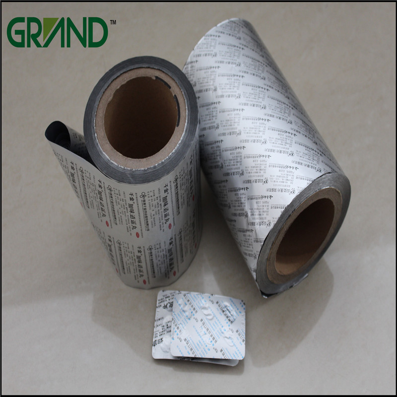 printing PTP in aluminium foil for pharmaceutical packaging in tablets blister