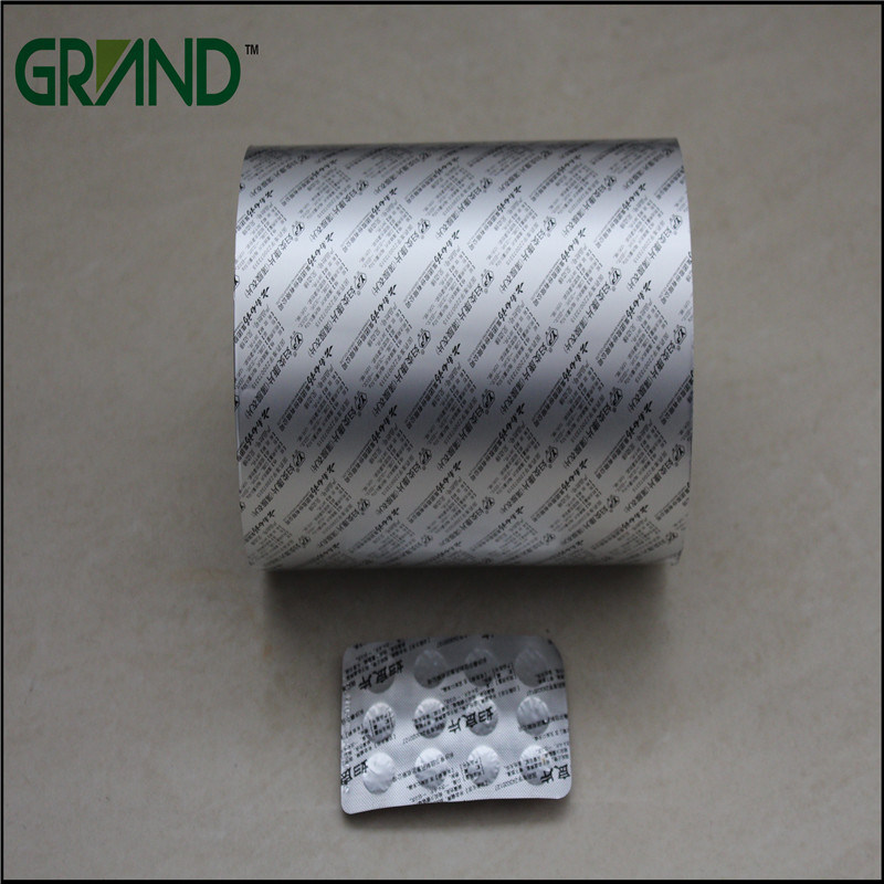 printing PTP in aluminium foil for pharmaceutical packaging in tablets blister