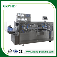Mono dose disinfectant liquid plastic ampoule forming filling and sealing machine