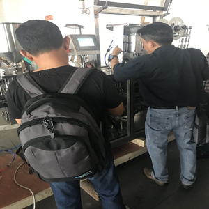 Thailand customer testing automatic blister packing machine for perfume before shippment 