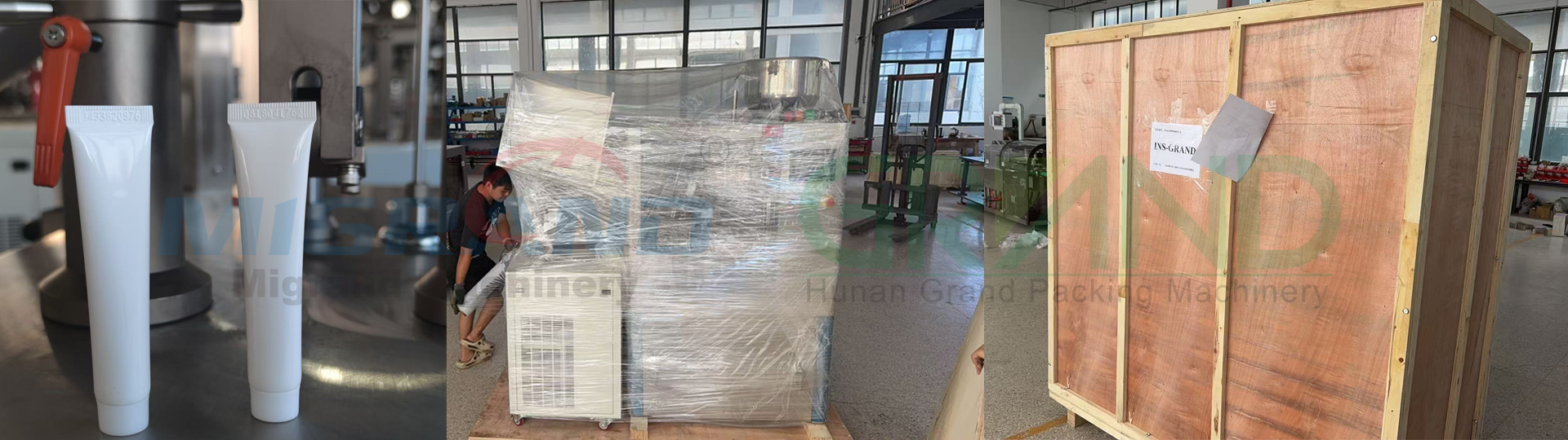 Export record of tube filling sealing machine to Colombia