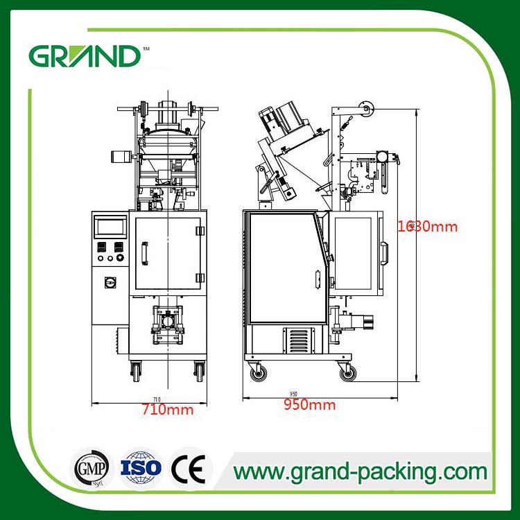  Powder Sachet Packing Machine