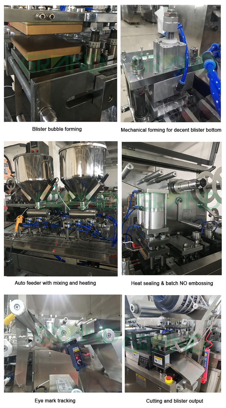 DPP-150 blister packing machine Production process