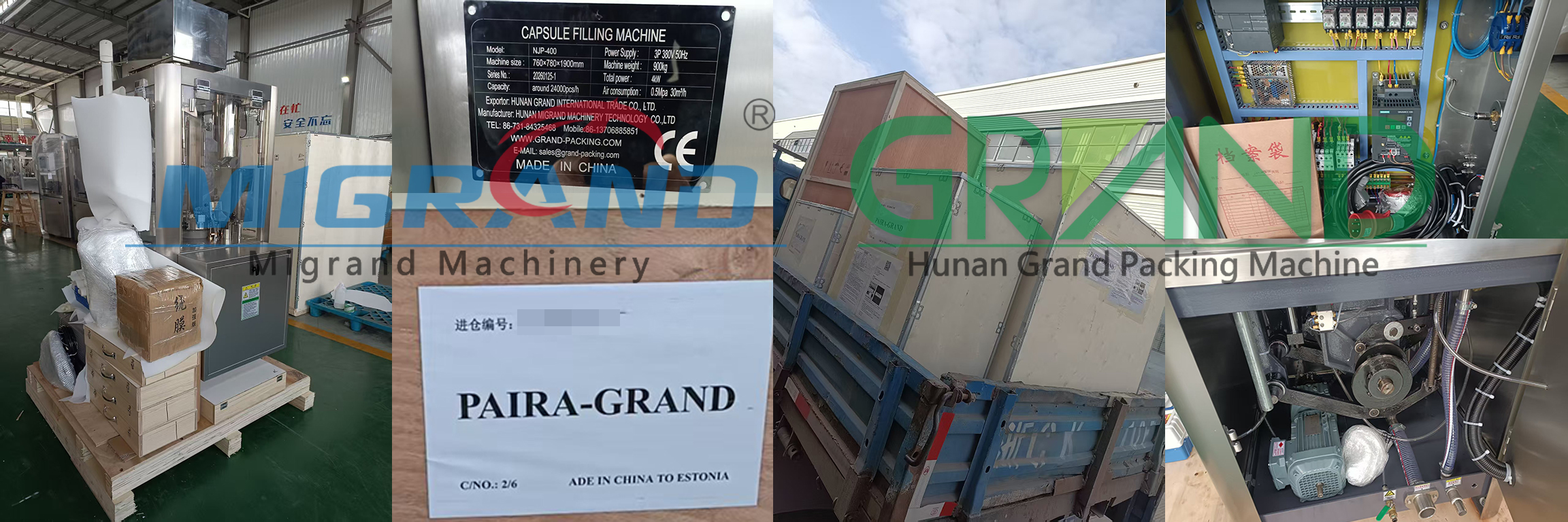 Exported NJP-400 capsule filling machine to Estonia