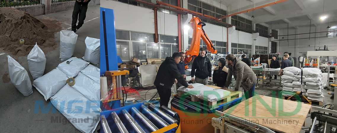 On-site Acceptance of the Robotic Palletizing and Stretch Wrapping Production Line at a Russian Fertilizer Plant