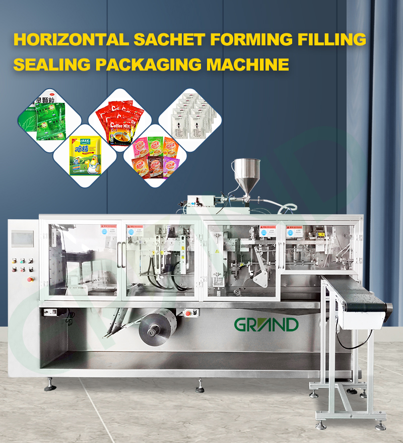 CTS-130 horizontal sachet forming filling sealing packaging machine
