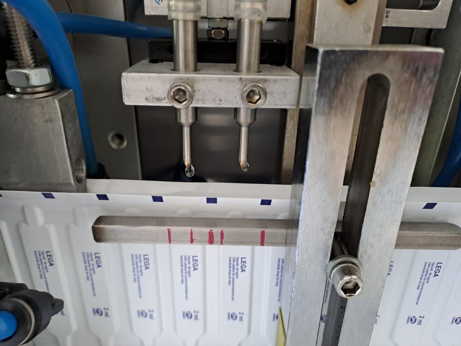 filling nozzle of plastic ampoule filling sealing machine