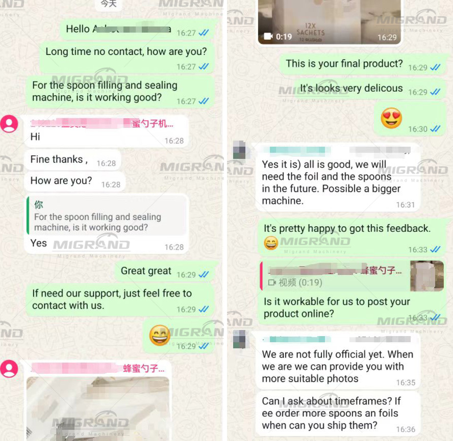 good review of honey spoon filling sealing machine