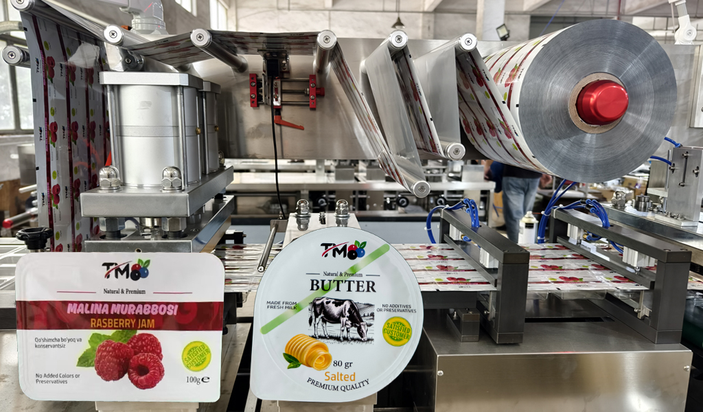 DPP-320 Butter and Raspberry Jam Blister Packaging Machine