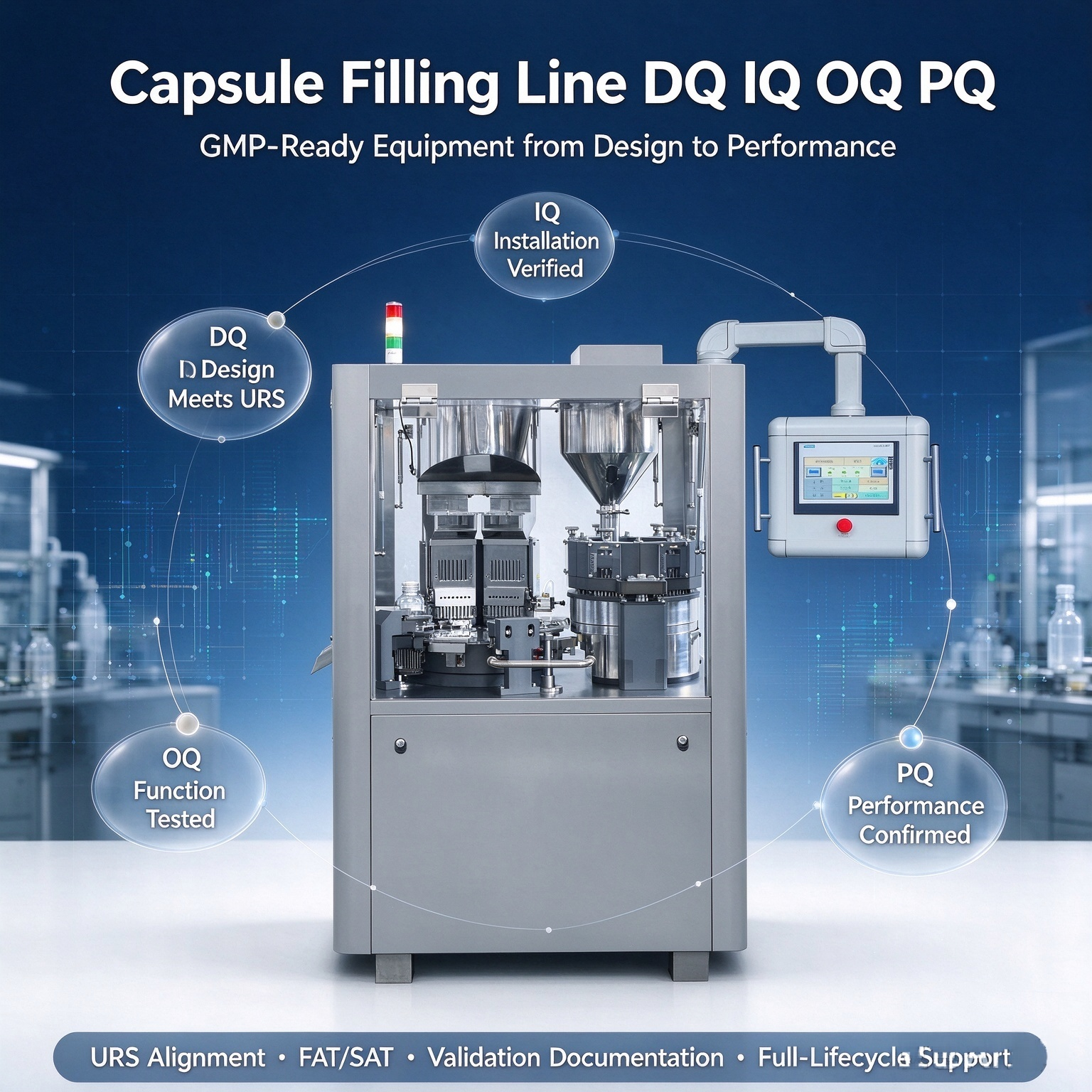 DQ/IQ/OQ/PQ In‑Depth Analysis: GMP Qualification Practices for Filling Machines, Packaging Machines & Automated Production Lines